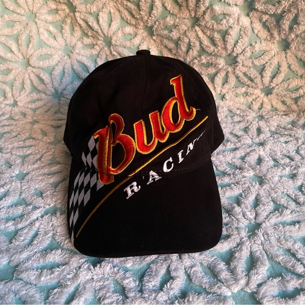 Vintage Bud Racing hat men’s caps one size 100% cotton